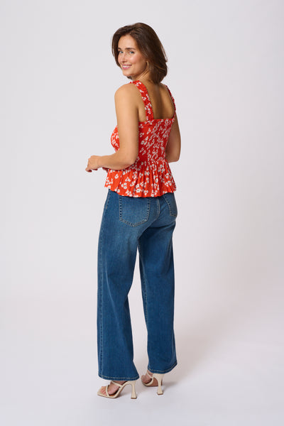 KAmber Smocked Top