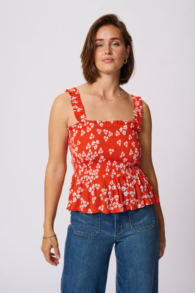 KAmber Smocked Top