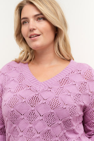 KCsoffi 3/4 Sleeve Sweater