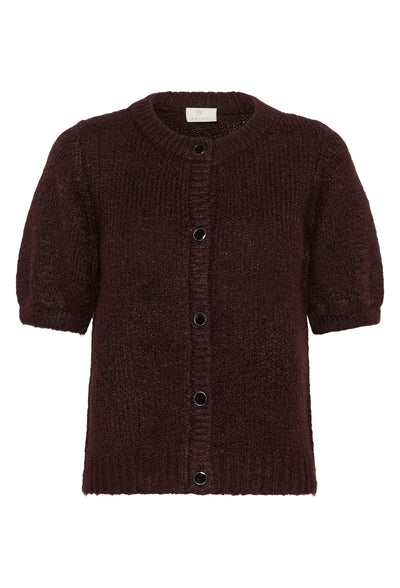 Cute and trendy cozy cardigan with short sleeves 