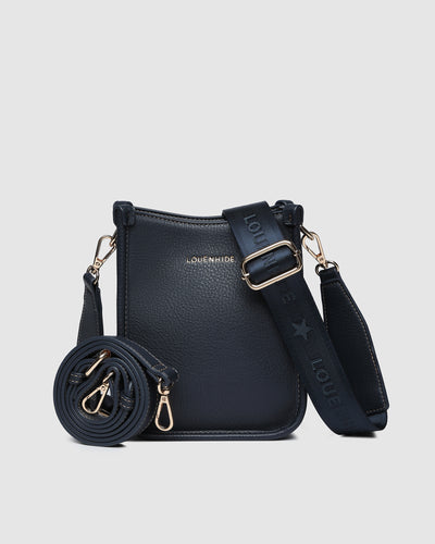 Small navy crossbody bag 