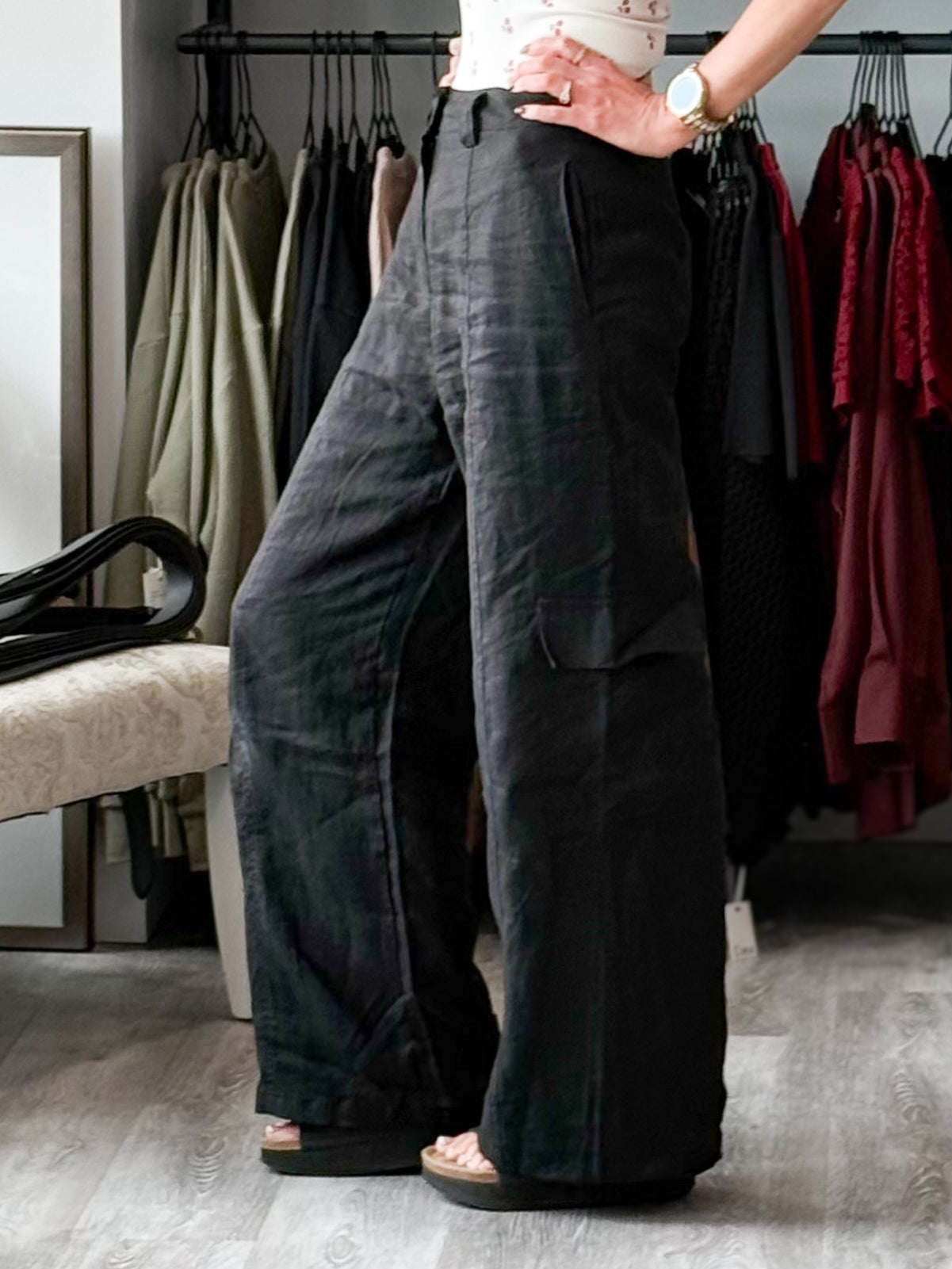 Nova Linen Cargo Pant