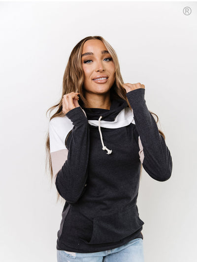 double hooded sweatshirt