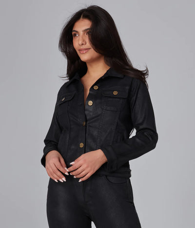 Gabriella Coated Denim Jacket