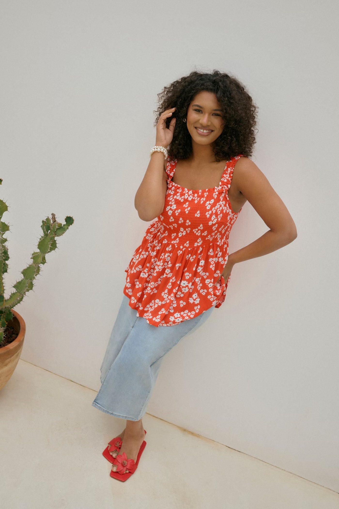 KCami Smocked Top