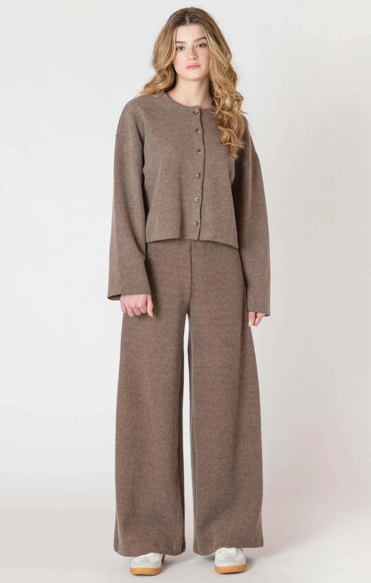 Ribbed Wide Leg Pant