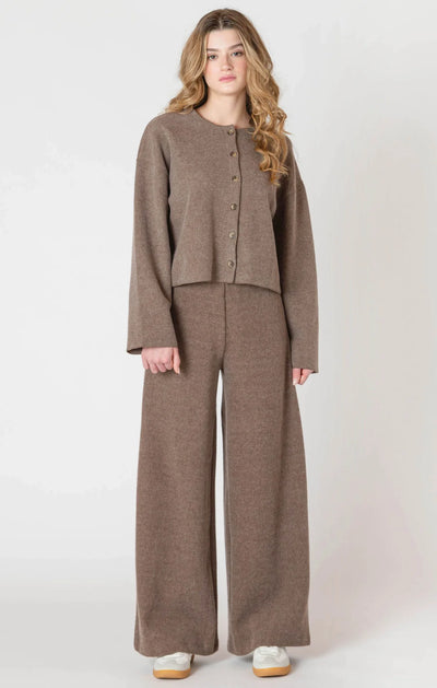 Ribbed Wide Leg Pant