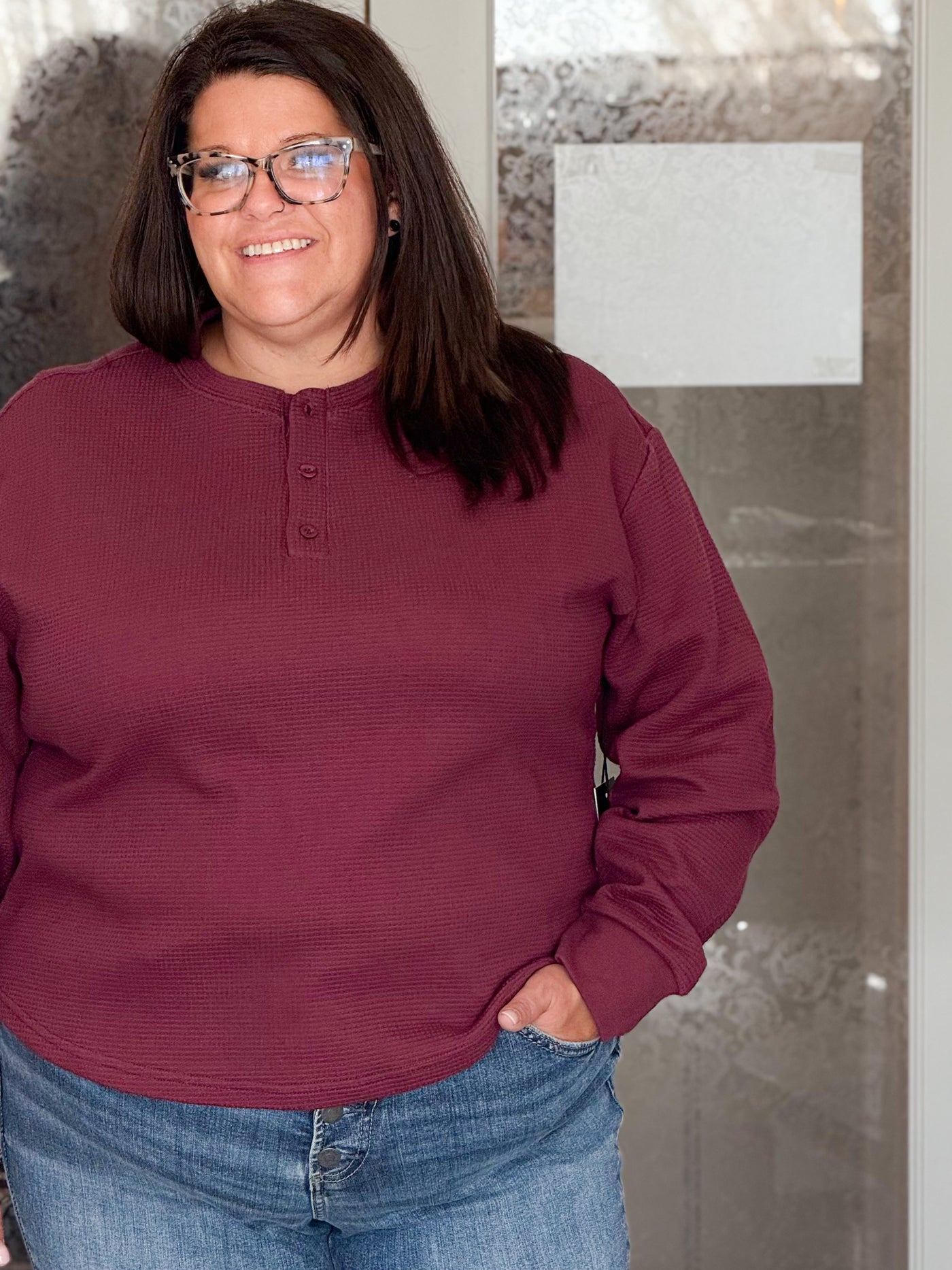 Eversoft Waffle Henley