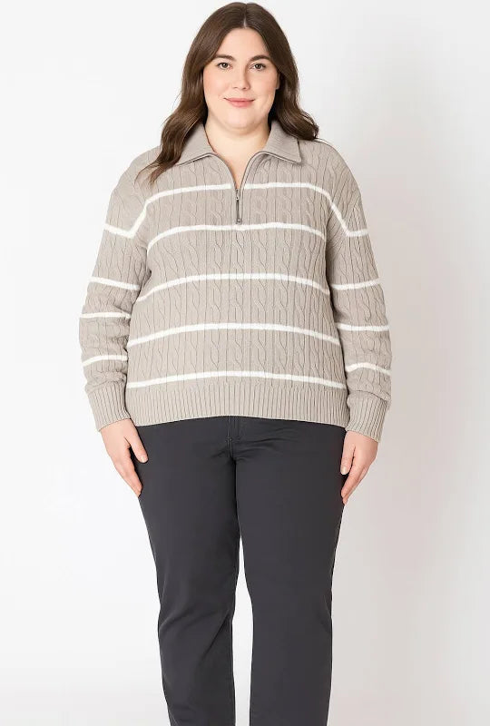 Trudy Half Zip Sweater
