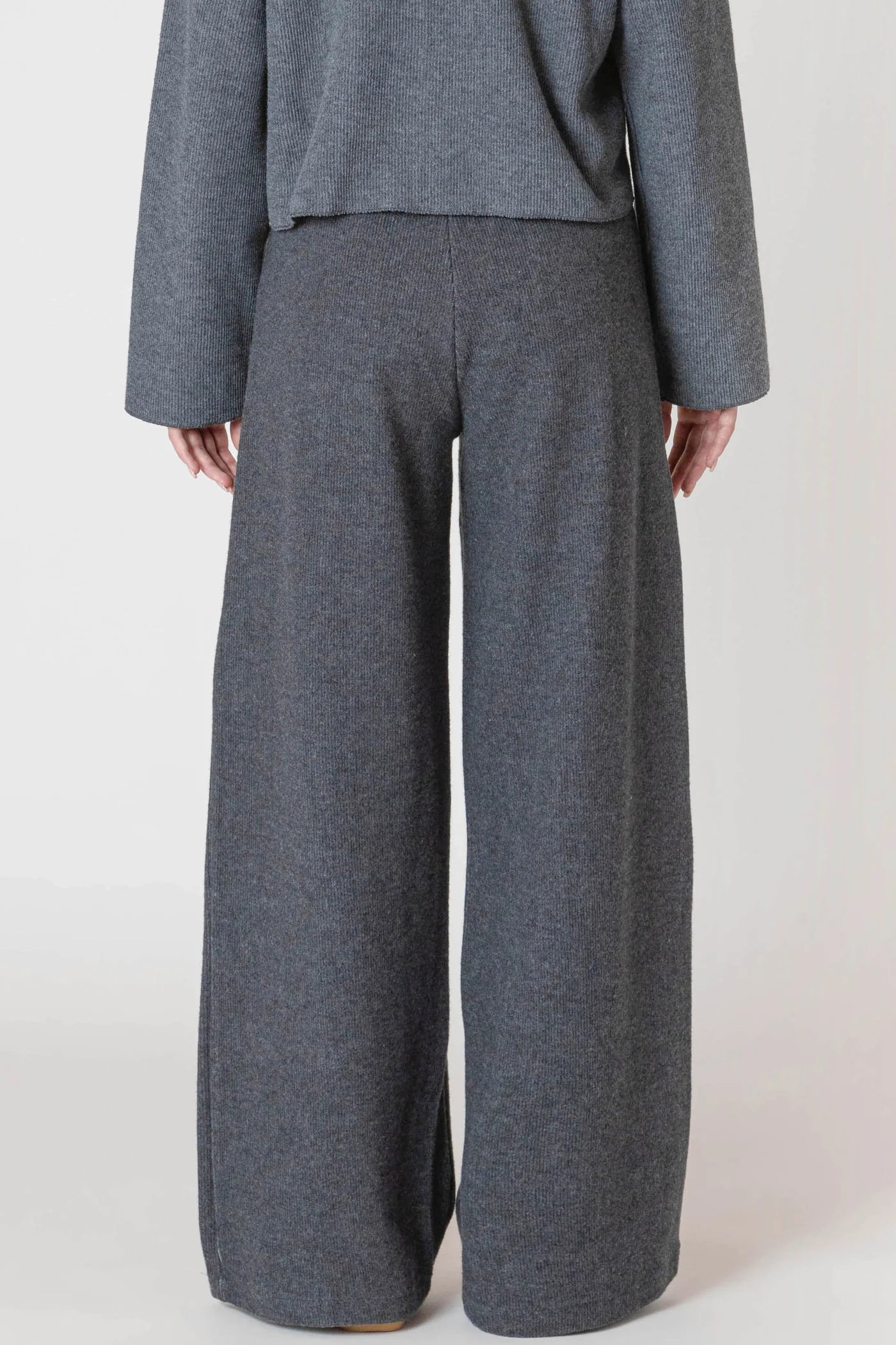 Ribbed Wide Leg Pant
