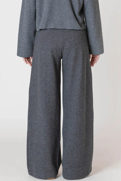Ribbed Wide Leg Pant