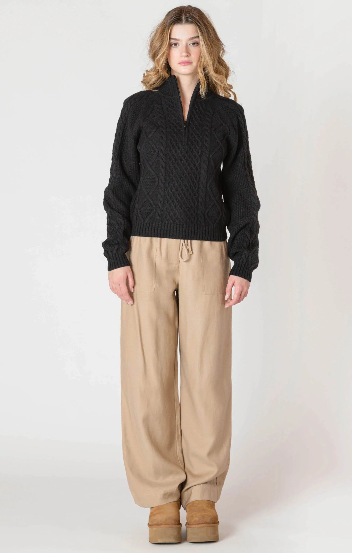 Just Cozy 1/2 Zip Sweater