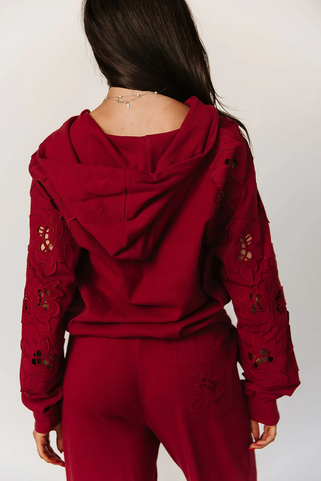Lovestory Full Zip- Crimson