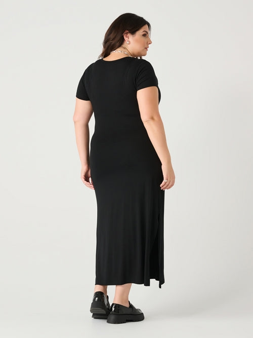 Dex knotted midi t-Shirt dress 